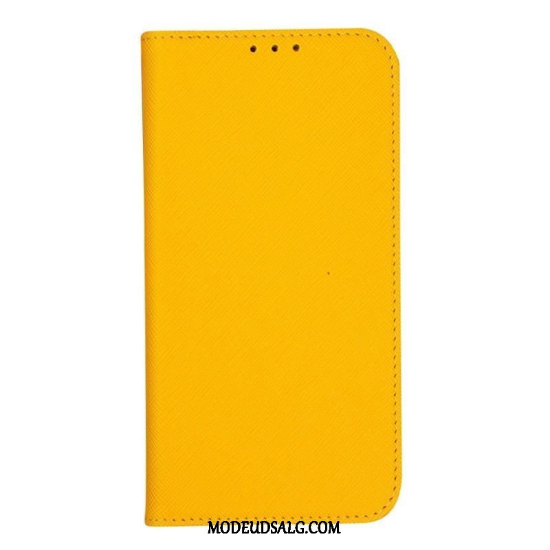 Cover iPhone 14 Flip Cover Tekstureret