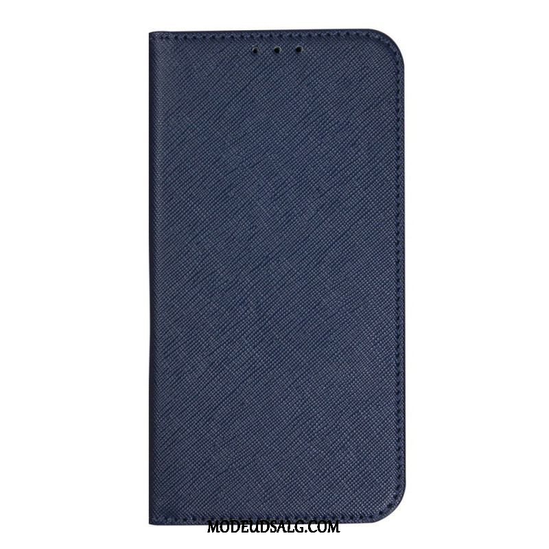 Cover iPhone 14 Flip Cover Tekstureret