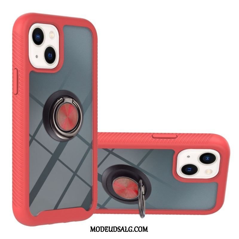 Cover iPhone 14 Gennemsigtig Med Ring-support