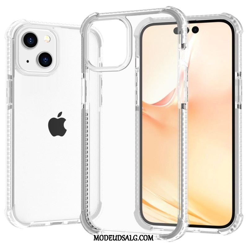 Cover iPhone 14 Gennemsigtige Farvede Kanter