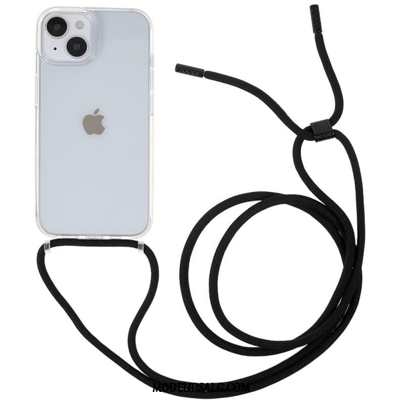 Cover iPhone 14 Med Snor Gennemsigtig Snøre