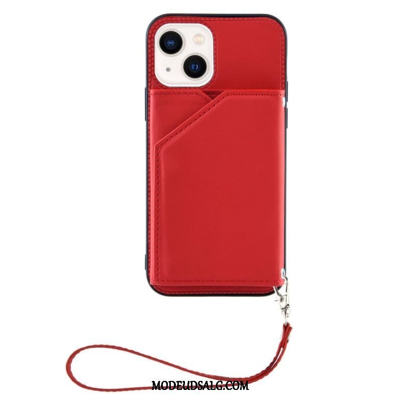 Cover iPhone 14 Med Snor Remkortholder