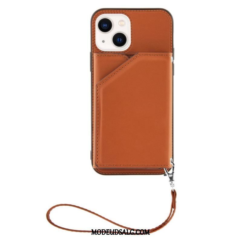 Cover iPhone 14 Med Snor Remkortholder