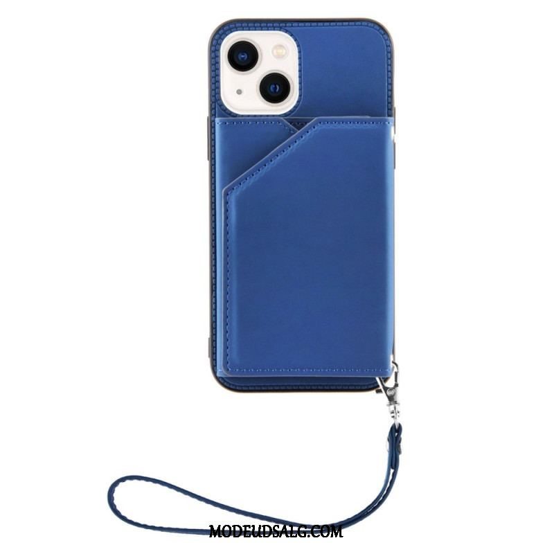 Cover iPhone 14 Med Snor Remkortholder