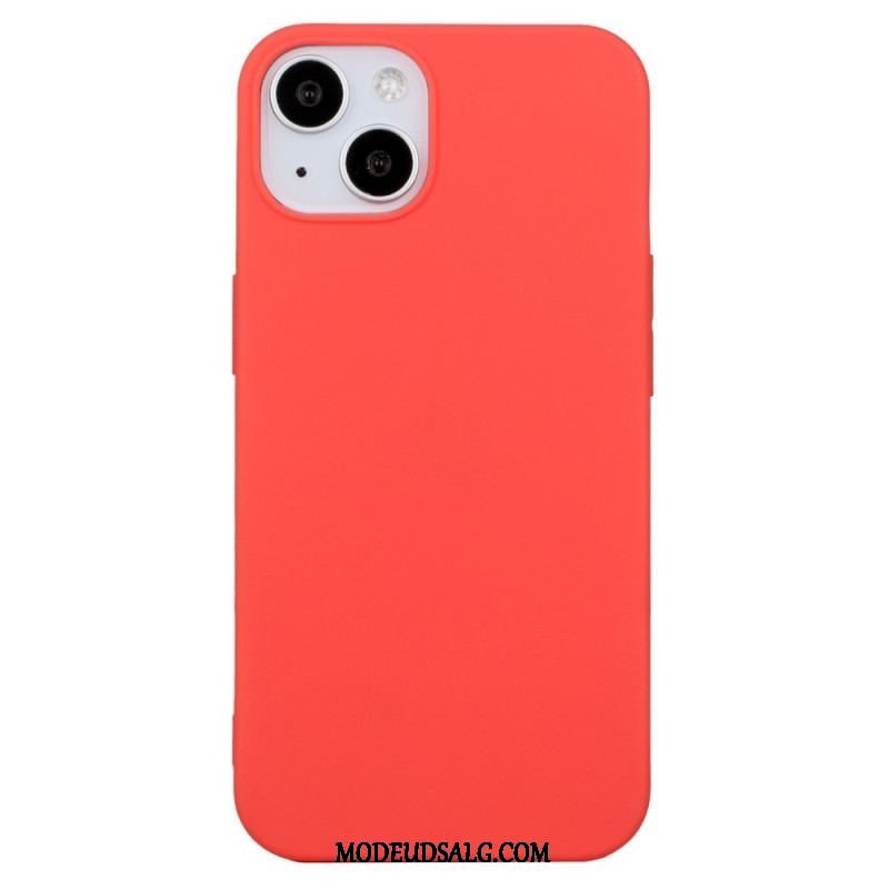 Cover iPhone 14 Plus Enkelt Mat Silikone