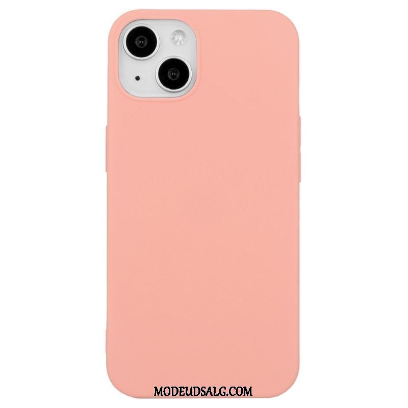 Cover iPhone 14 Plus Enkelt Mat Silikone