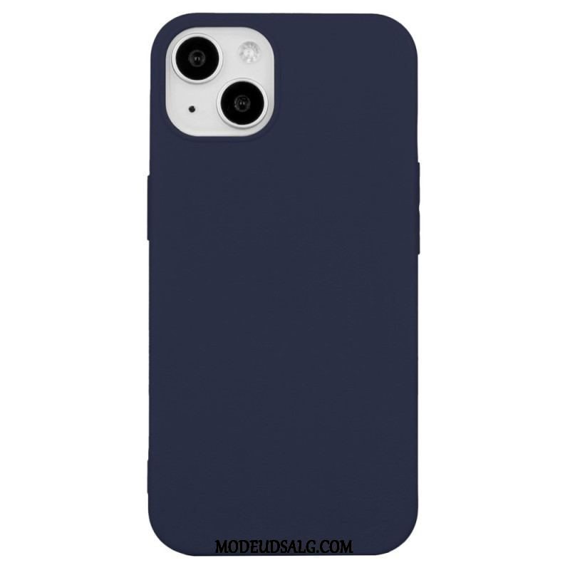 Cover iPhone 14 Plus Enkelt Mat Silikone