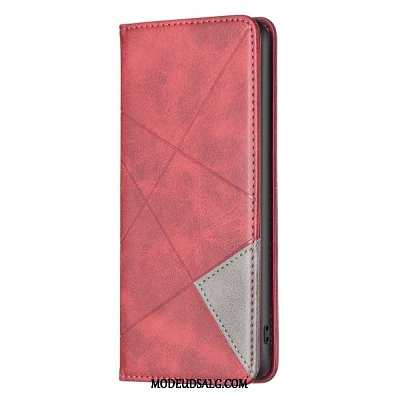 Cover iPhone 14 Pro Flip Cover Geometrisk