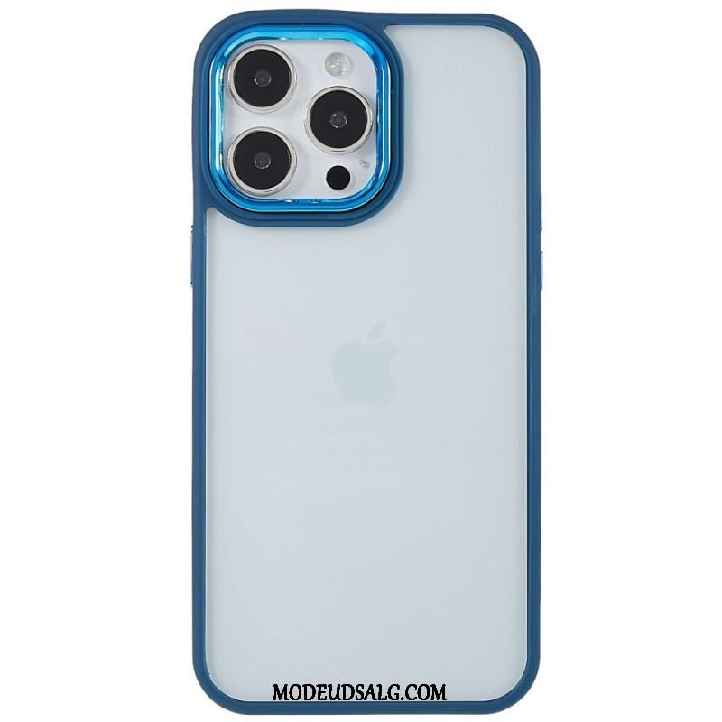 Cover iPhone 14 Pro Gennemsigtige Farvede Kanter