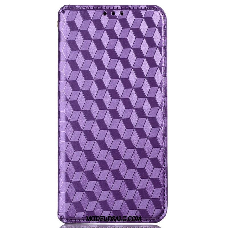 Cover iPhone 14 Pro Max Flip Cover 3d Tekstur