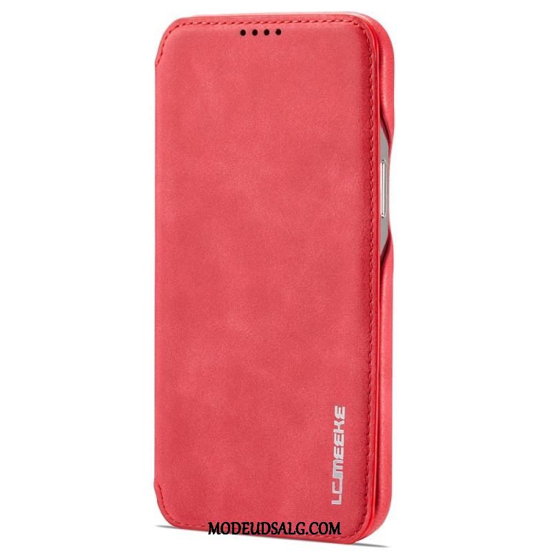 Cover iPhone 14 Pro Max Flip Cover Lc.imeeke Lædereffekt