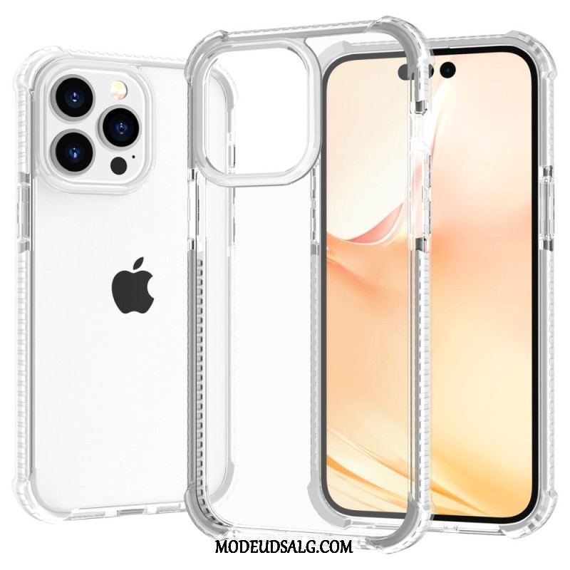 Cover iPhone 14 Pro Max Gennemsigtige Farvede Kanter