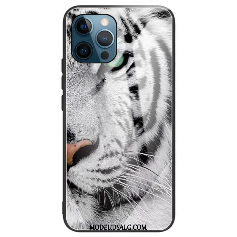 Cover iPhone 14 Pro Max Tiger Hærdet Glas