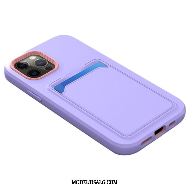 Cover iPhone 14 Pro Tofarvet Kortholder