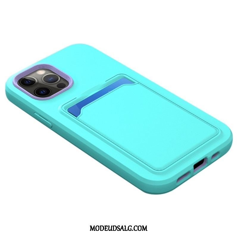 Cover iPhone 14 Tofarvet Kortholder