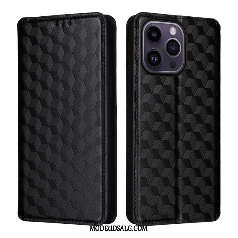 Cover iPhone 15 Flip Cover 3d Kuber