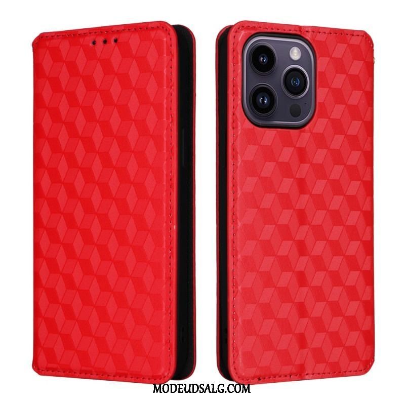 Cover iPhone 15 Flip Cover 3d Kuber