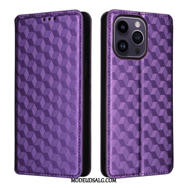 Cover iPhone 15 Flip Cover 3d Kuber