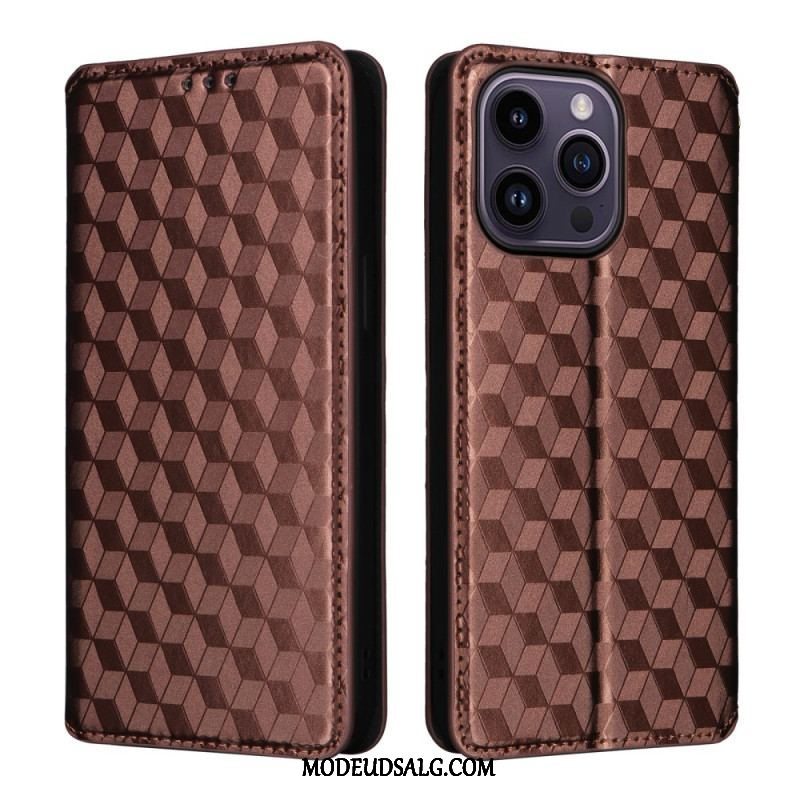 Cover iPhone 15 Flip Cover 3d Kuber