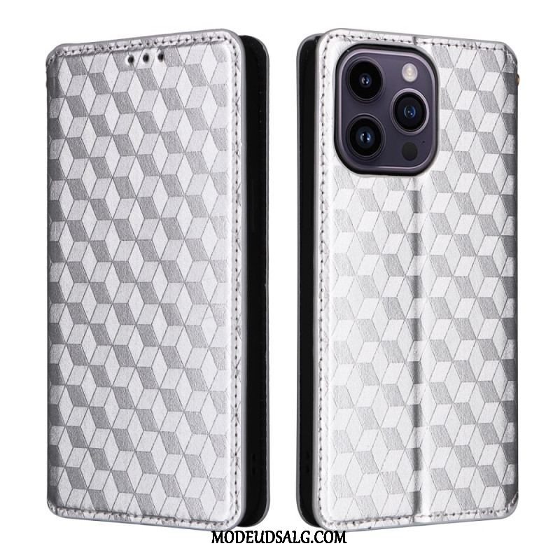 Cover iPhone 15 Flip Cover 3d Kuber