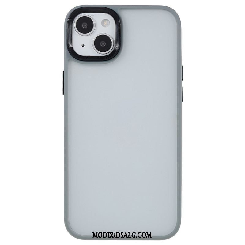 Cover iPhone 15 Plus Akrylbagside Og Silikonekanter