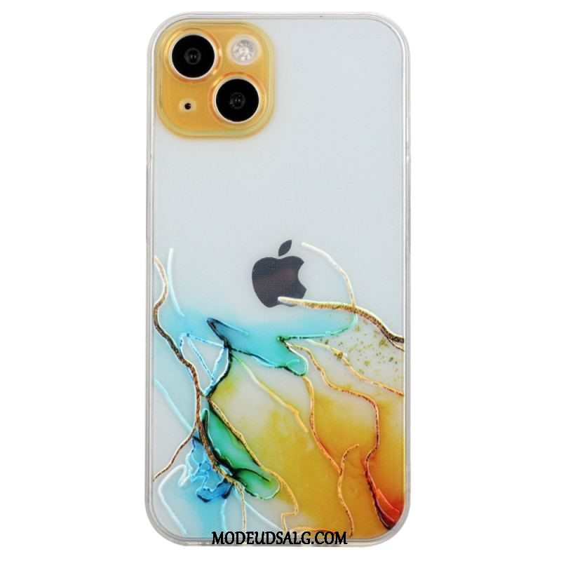 Cover iPhone 15 Plus Fleksibel Marmor