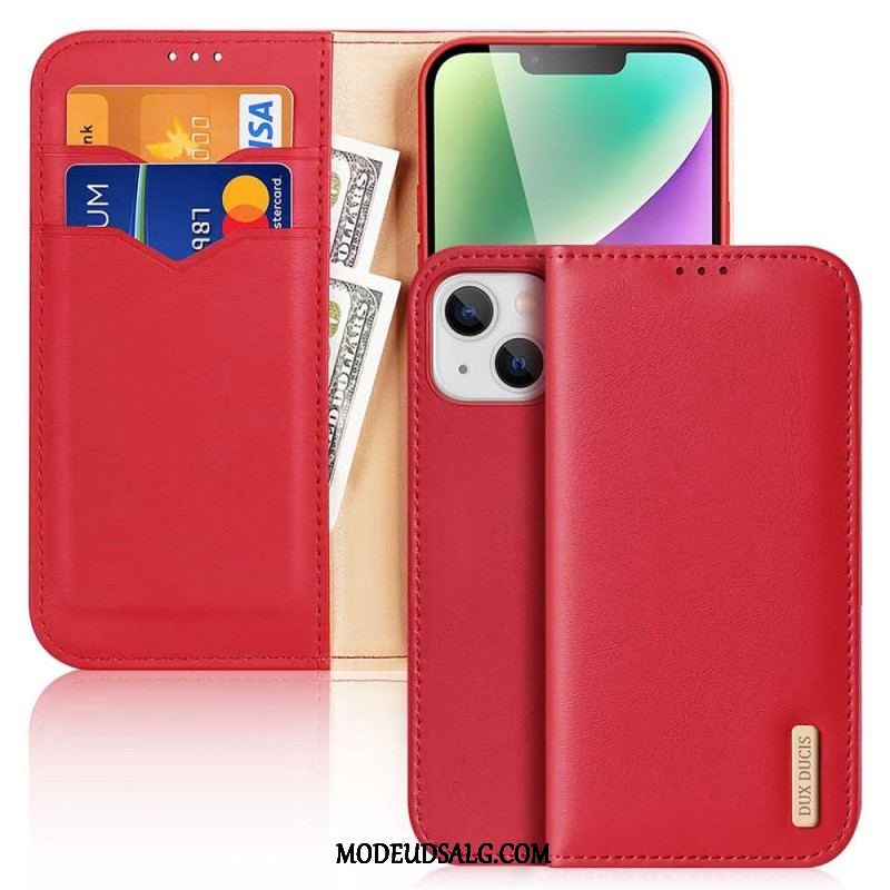 Cover iPhone 15 Plus Flip Cover Hivo Serie Dux Ducis