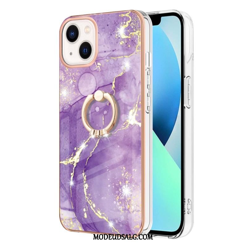 Cover iPhone 15 Plus Marmorstil Med Støttering