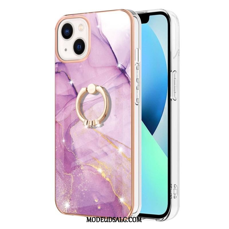 Cover iPhone 15 Plus Marmorstil Med Støttering