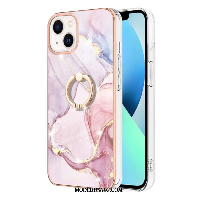 Cover iPhone 15 Plus Marmorstil Med Støttering