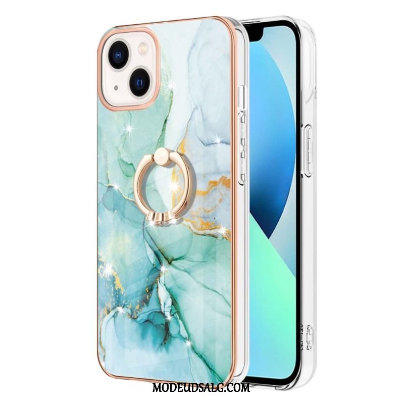 Cover iPhone 15 Plus Marmorstil Med Støttering