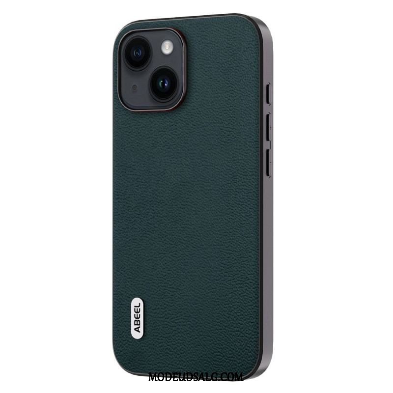 Cover iPhone 15 Plus Ægte Abeel Læder