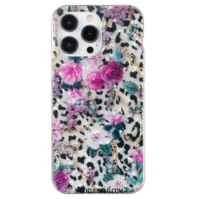 Cover iPhone 15 Pro Blomster