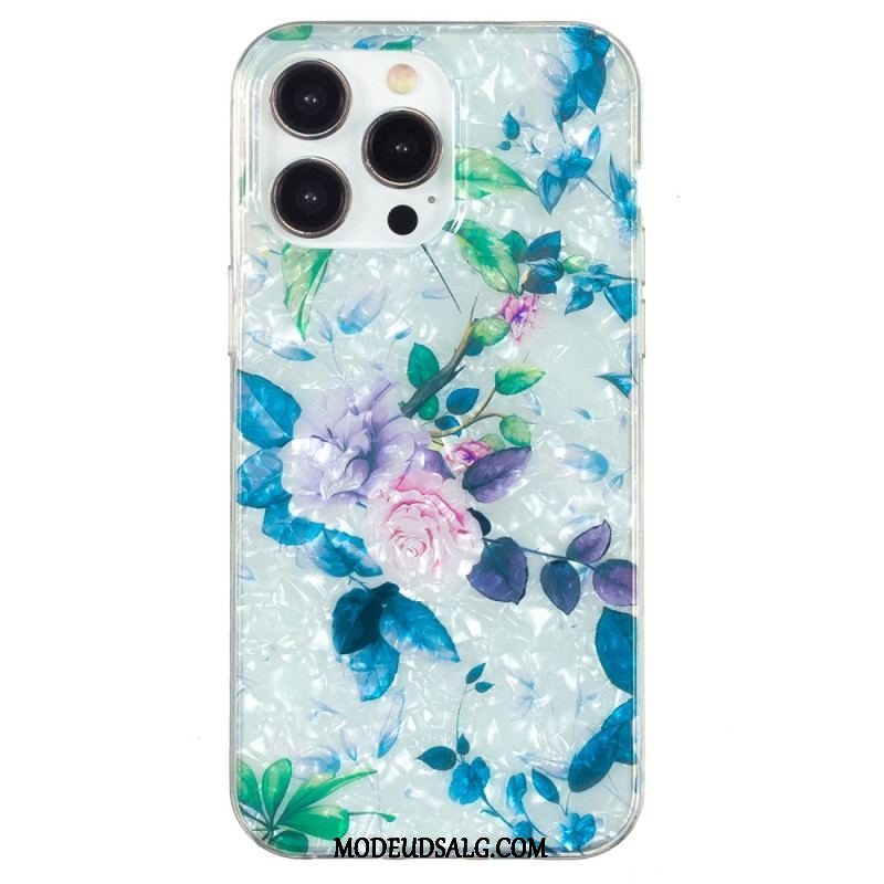 Cover iPhone 15 Pro Blomster