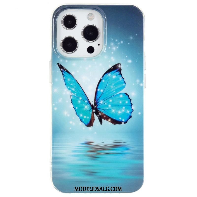 Cover iPhone 15 Pro Fluorescerende Sommerfugle