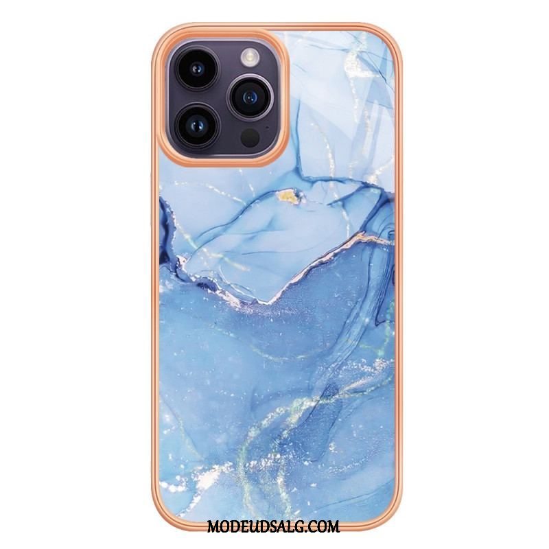 Cover iPhone 15 Pro Max Marmoreret Stil