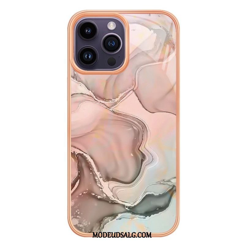 Cover iPhone 15 Pro Max Marmoreret Stil