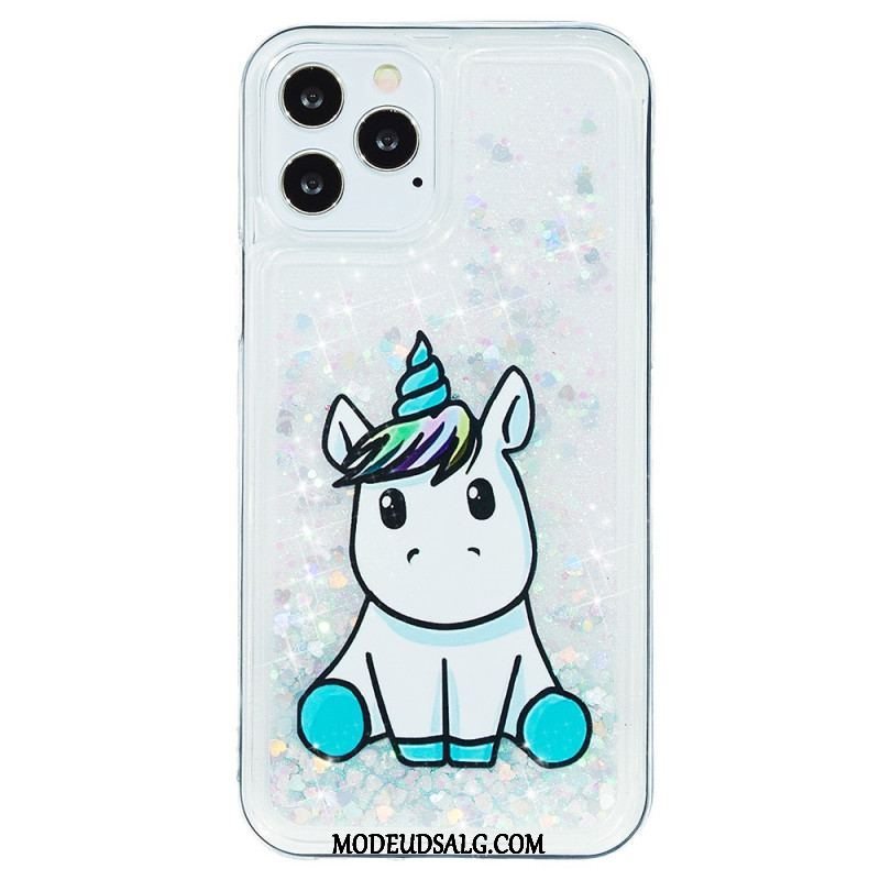 Cover iPhone 15 Pro Max Unicorn Glitter