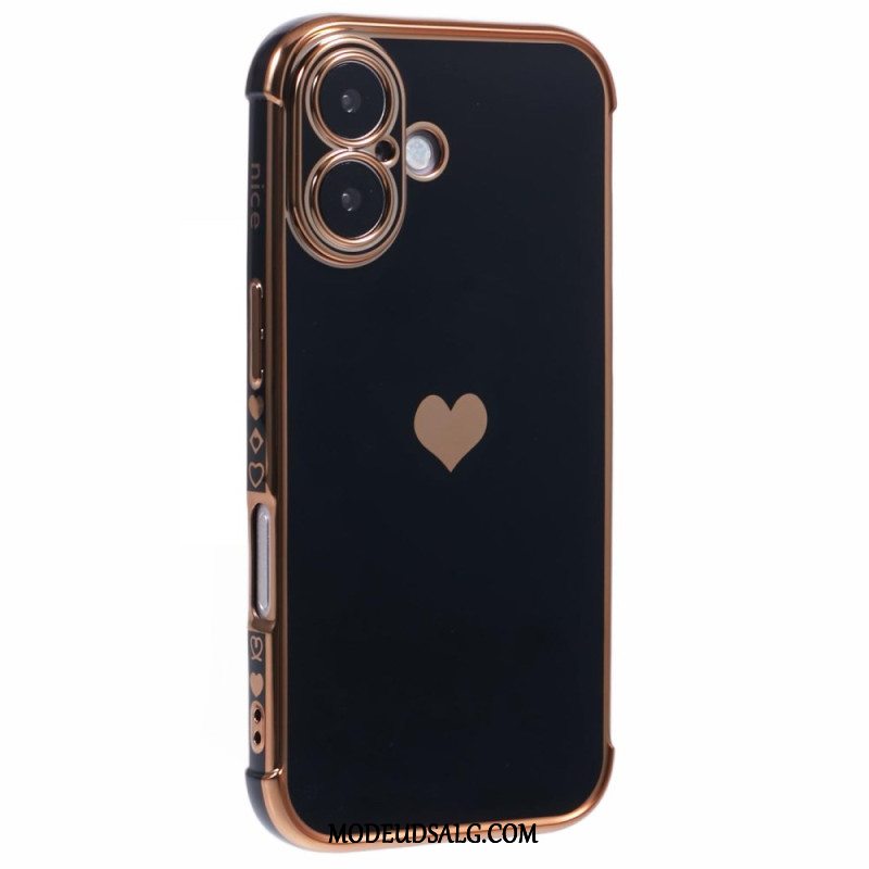 Cover iPhone 16 Plus Hjerte