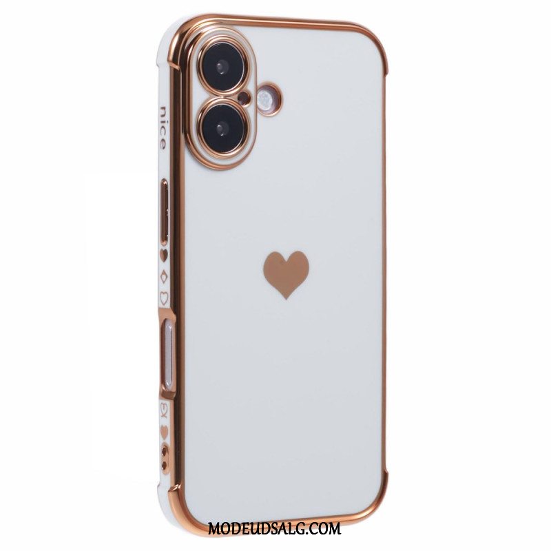 Cover iPhone 16 Plus Hjerte