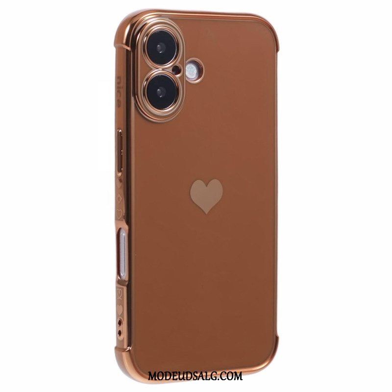 Cover iPhone 16 Plus Hjerte