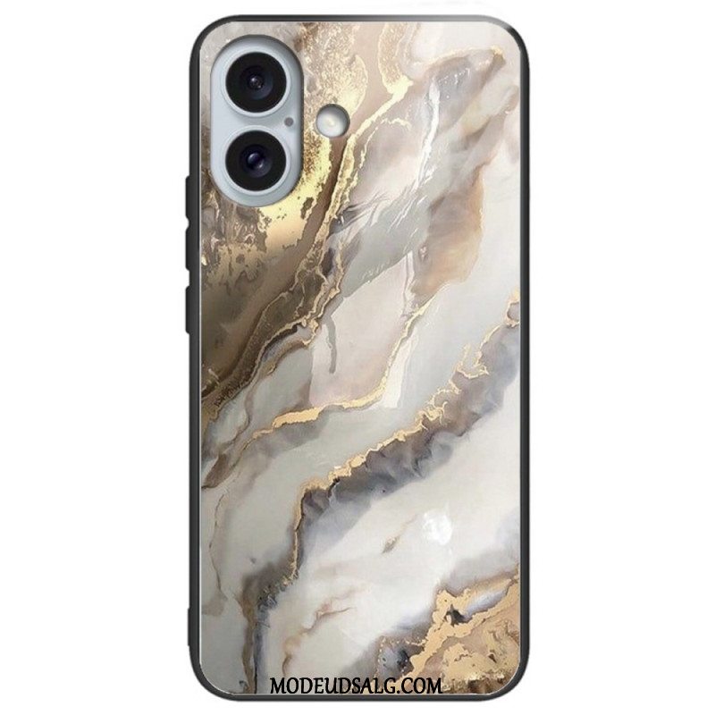 Cover iPhone 16 Plus Hærdet Glasmønster