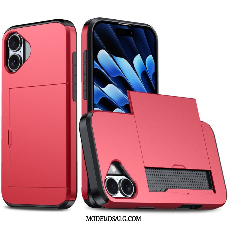 Cover iPhone 16 Plus Integreret Kortholder