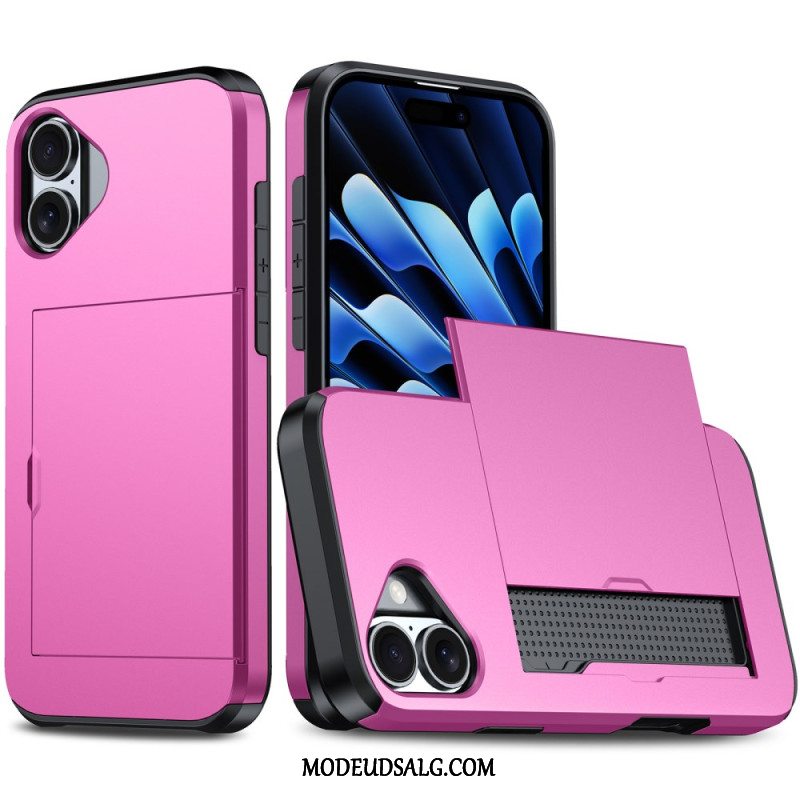 Cover iPhone 16 Plus Integreret Kortholder