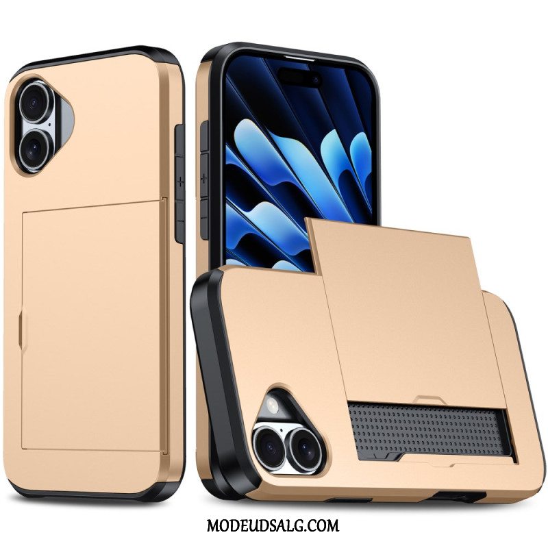 Cover iPhone 16 Plus Integreret Kortholder