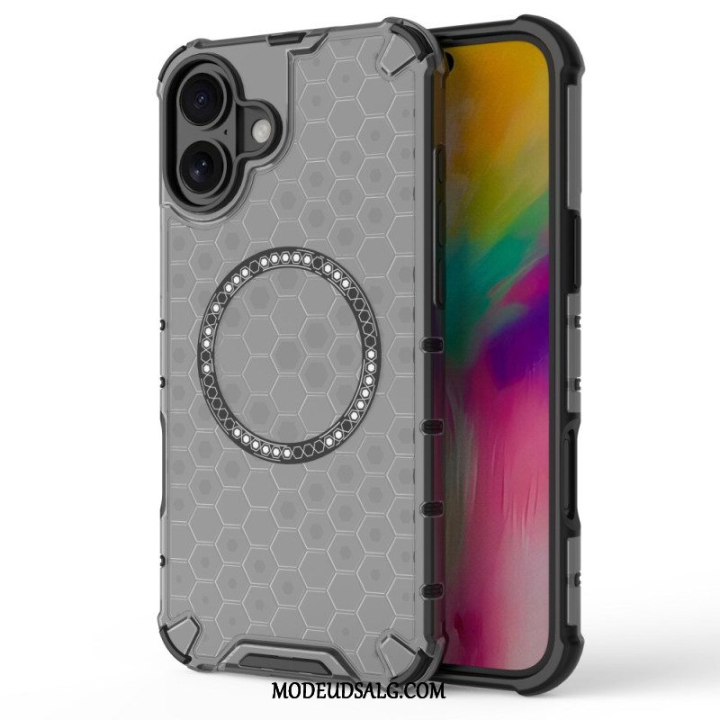 Cover iPhone 16 Plus Magnetisk Honeycomb