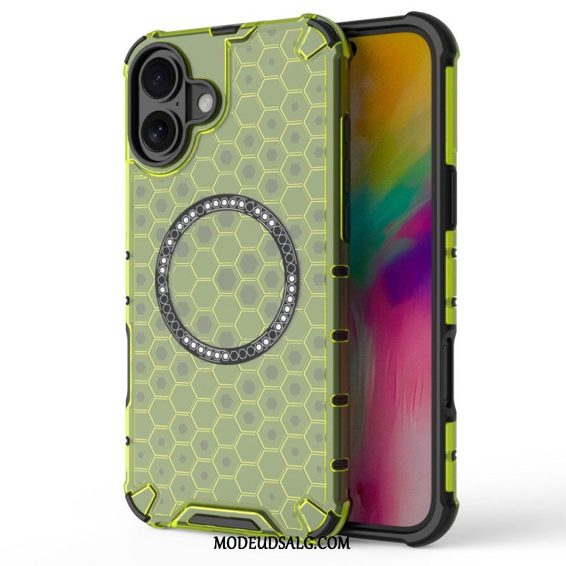 Cover iPhone 16 Plus Magnetisk Honeycomb