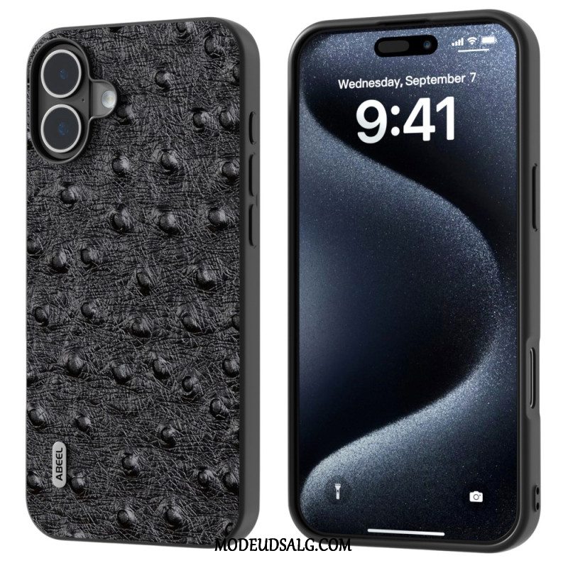 Cover iPhone 16 Plus Strudsetekstur Abeel