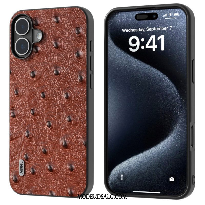 Cover iPhone 16 Plus Strudsetekstur Abeel