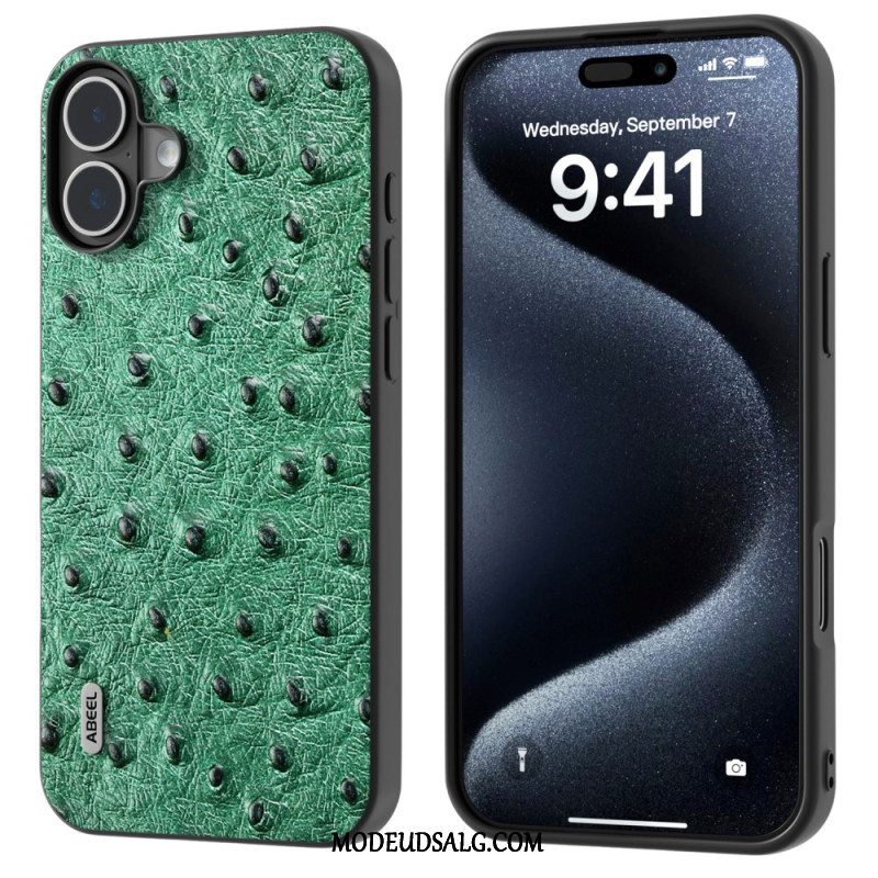 Cover iPhone 16 Plus Strudsetekstur Abeel